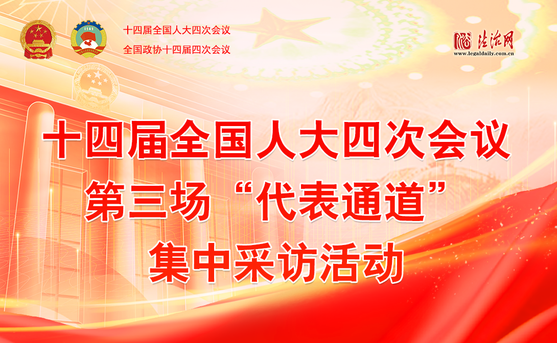 十四屆全國人大四次會議第三場“代表通道”集中采訪活動